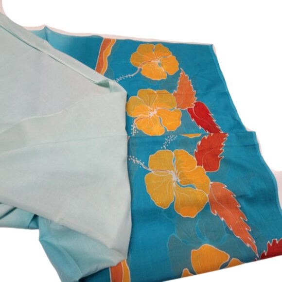 Womens Sarong Cotton Wrap Handpainted Batik Wrapskirt Beach Pareo Beachwear -NEW - Picture 5 of 7